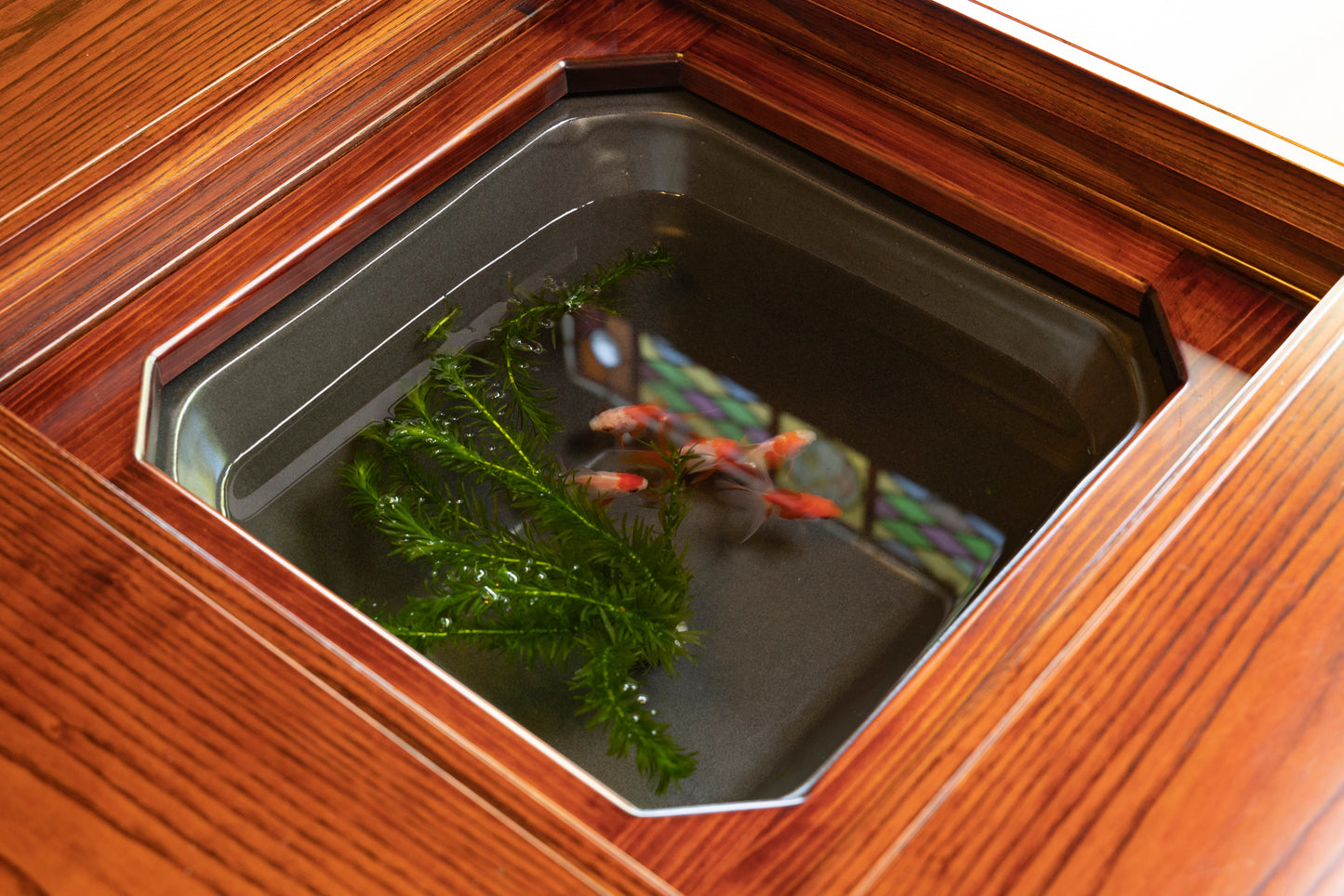 開閉式火鉢テーブル